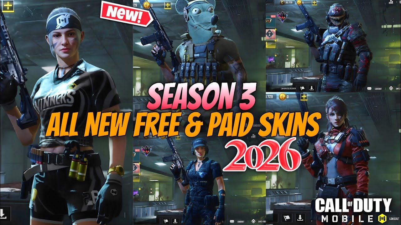 Season 3 Confirm All New FREE & PAID Characters 2026 | Season 3 All Battle Pass Character CODM Leaks