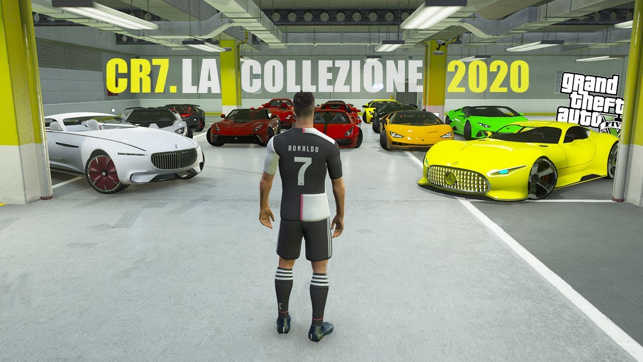 *CRISTIANO RONALDO*  LA COLLEZIONE DI AUTO💰💰 - GTA 5 MOD VITA DA GANGSTER³ #34