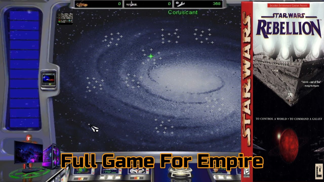 Star Wars Rebellion | Longplay Walkthrough Gameplay | No Commentary | Full Game (PC) Empire Gameplay