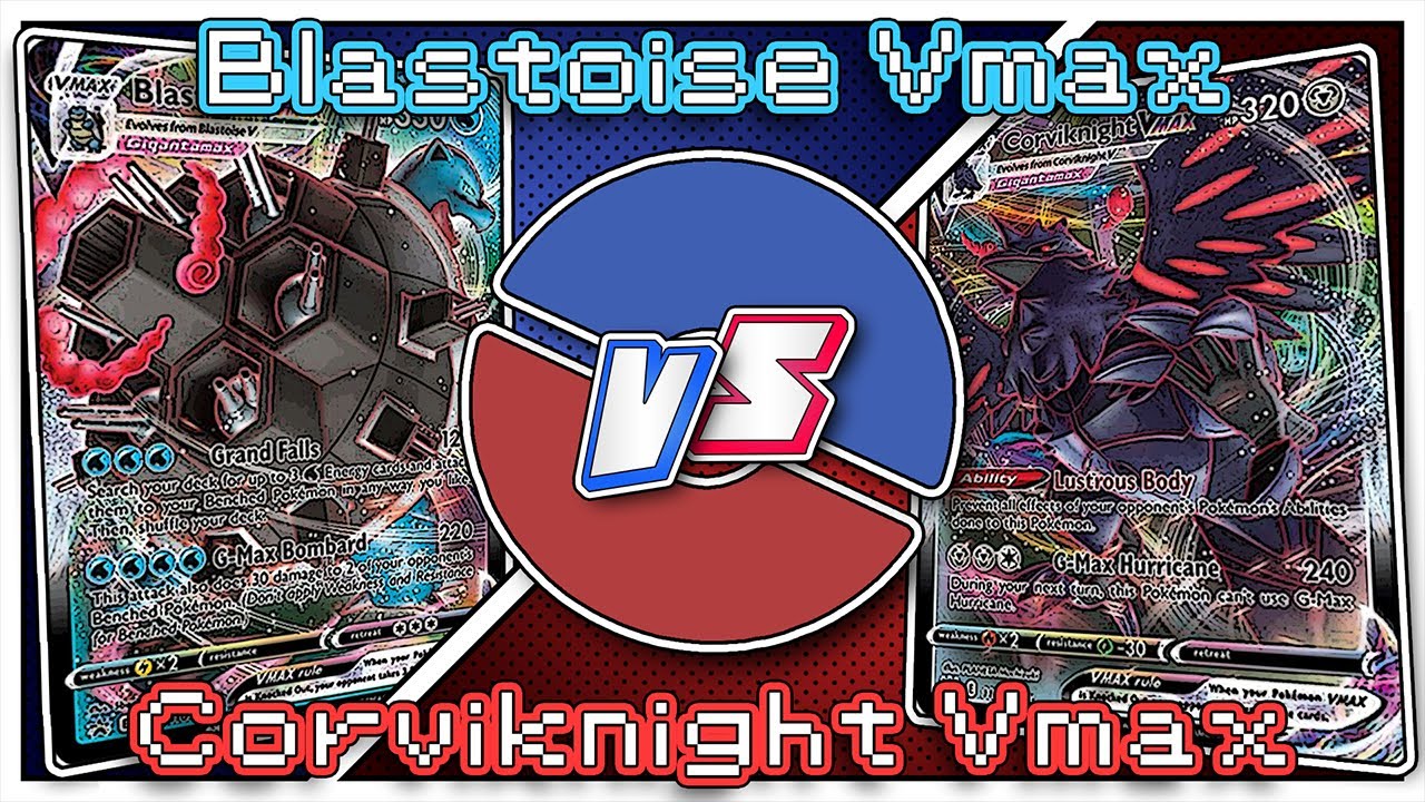POKÉMON TCG | BATALHA | BLASTOISE-VMAX VS CORVIKNIGHT-VMAX | BEM-VINDOS AO NERD FORFUN TRAINER!