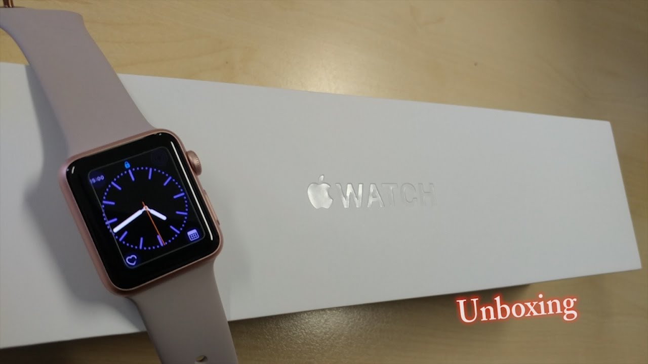 Apple watch series1 Rose Gold edition (Unboxing)