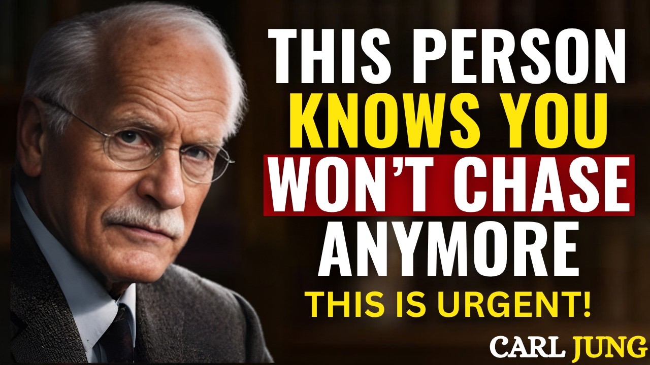 Carl Jung - This Person Just Realized You Stopped Chasing and Here's What They'll Do Next, URGENT..!