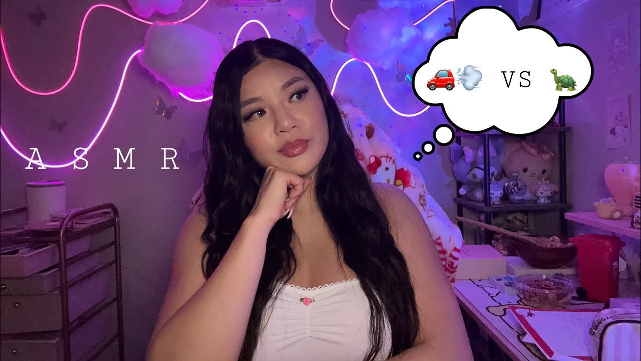 ASMR | Fast 💨 VS Slow 🐢 Triggers
