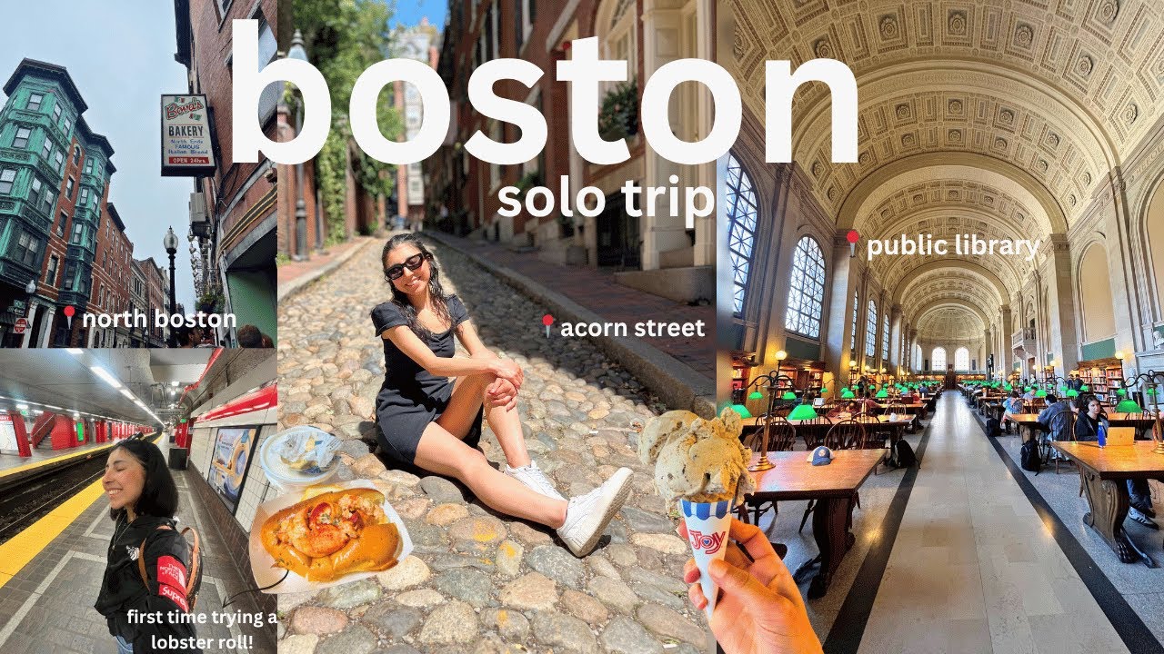 in BOSTON for 45 hrs on a solo trip ✈️