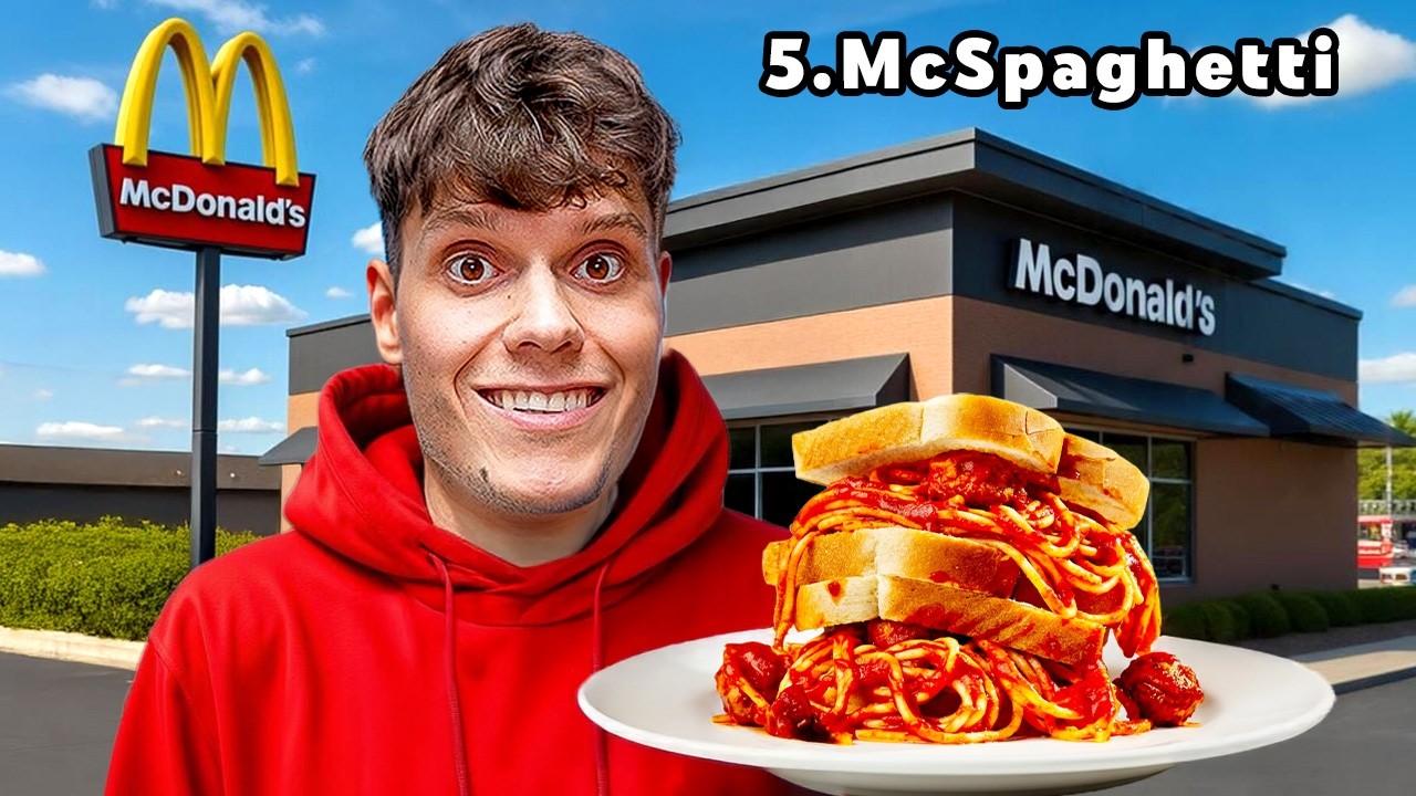 ZJADŁEM WSZYSTKIE NAJDZIWNIEJSZE FAST FOODY