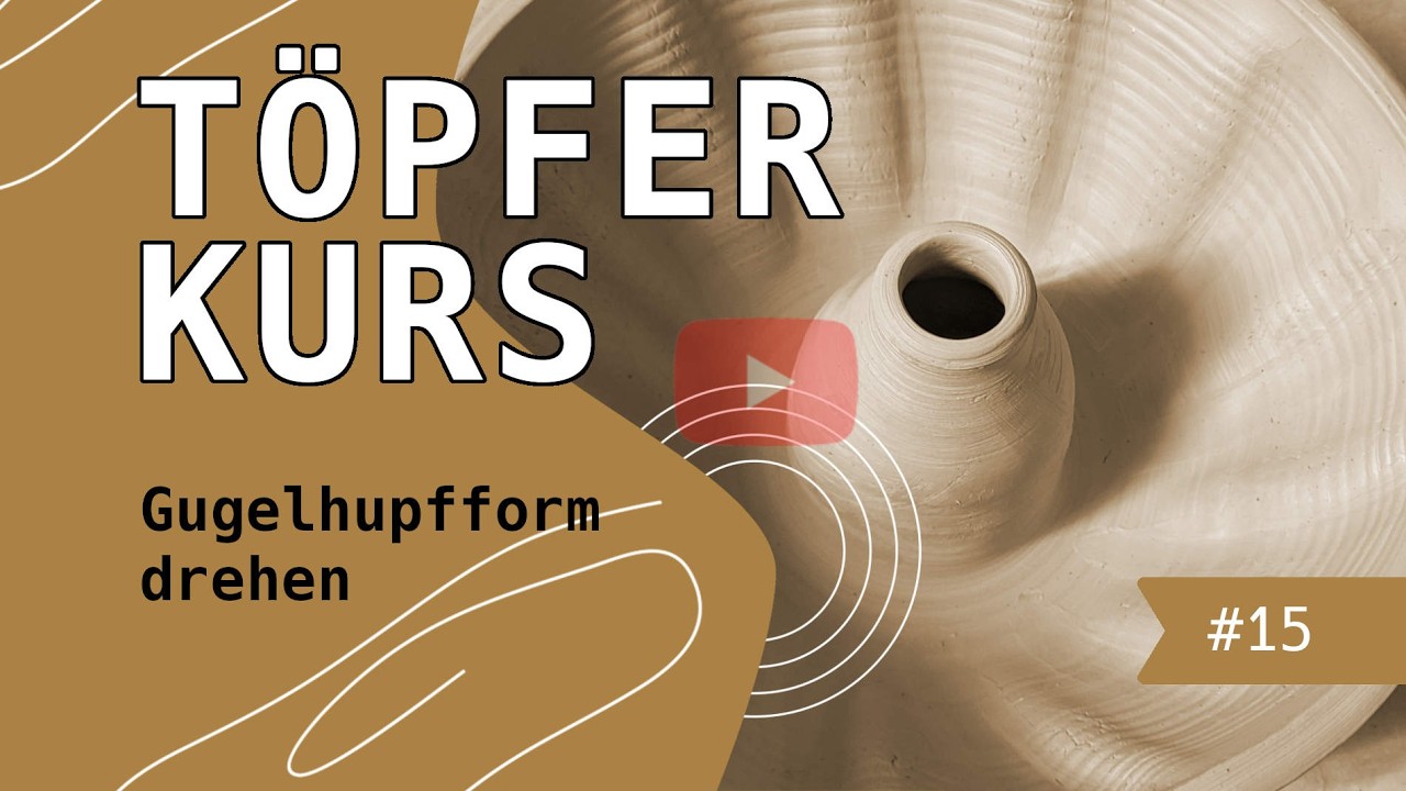 Making a Ceramic Gugelhupf (Bundt Cake) Baking Mold | Pottery