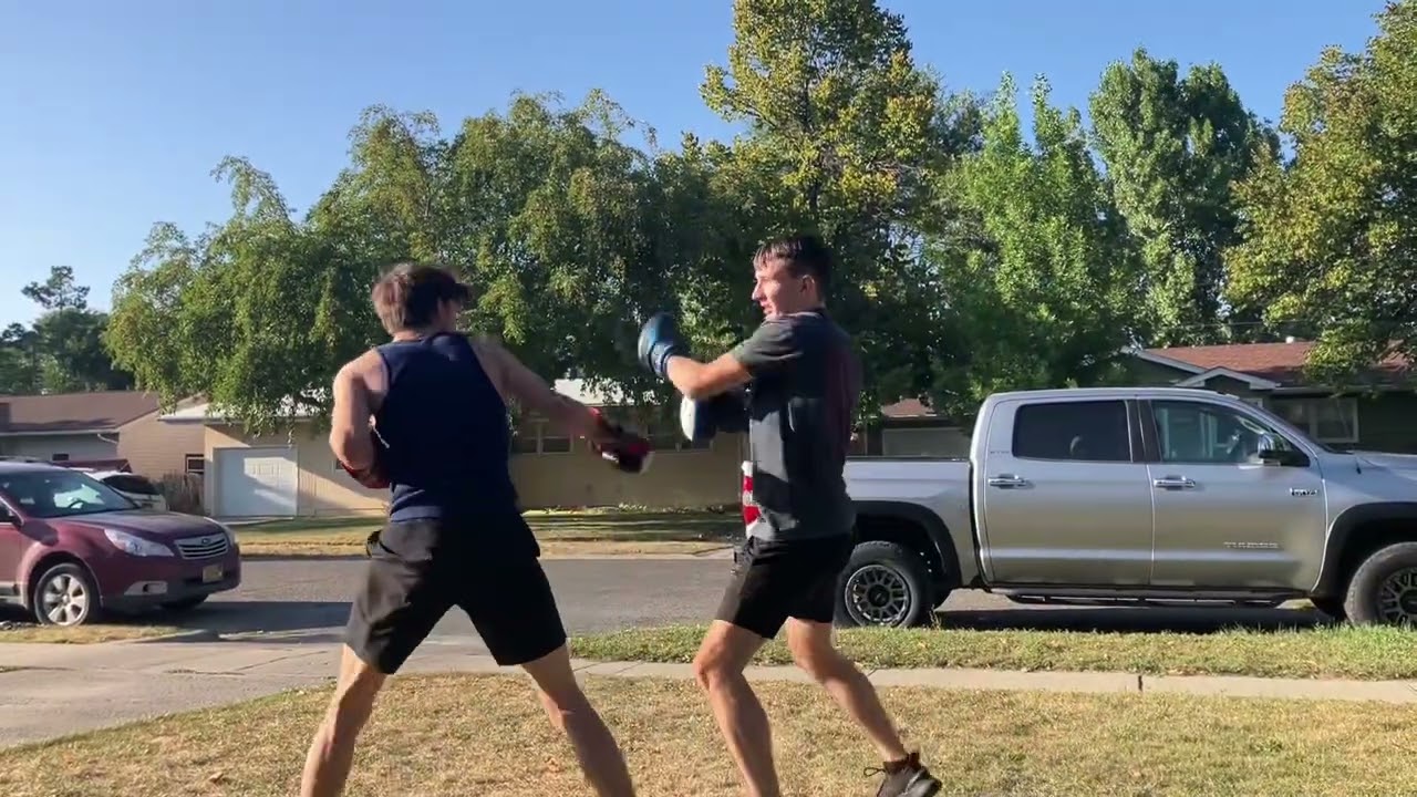 Karretts IRL Boxing Holden (gray shirt) VS Ayden (dark blue shirt) Vote on winner in the comments