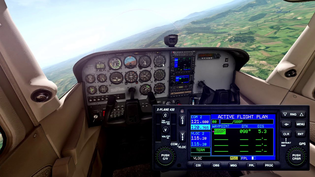 X-Plane 11 - Como usar o piloto automático e navegar
