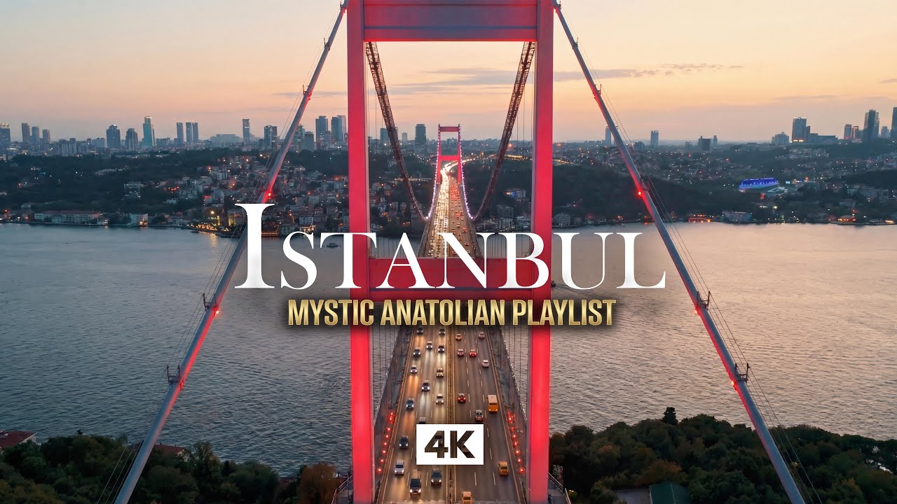 ISTANBUL in 4K – Between Continents Music | Mystic Anatolian Ottoman Drone Crossing