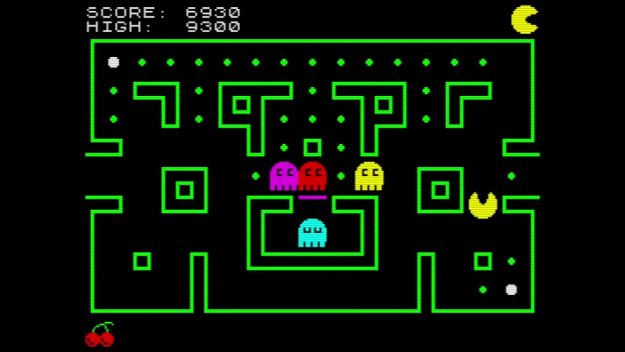 Gnasher (ZX Spectrum). Score: 10 310 #retrogaming #zxspectrum #pacman #sinclairzxspectrum #gameplay