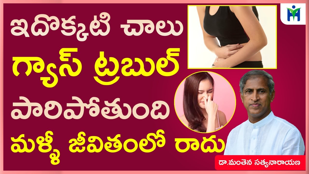 ఇది తింటే చాలు గ్యాస్ ట్రబుల్ పారిపోతుంది | Gas Trouble Solution | Manthena Satyanarayana Raju