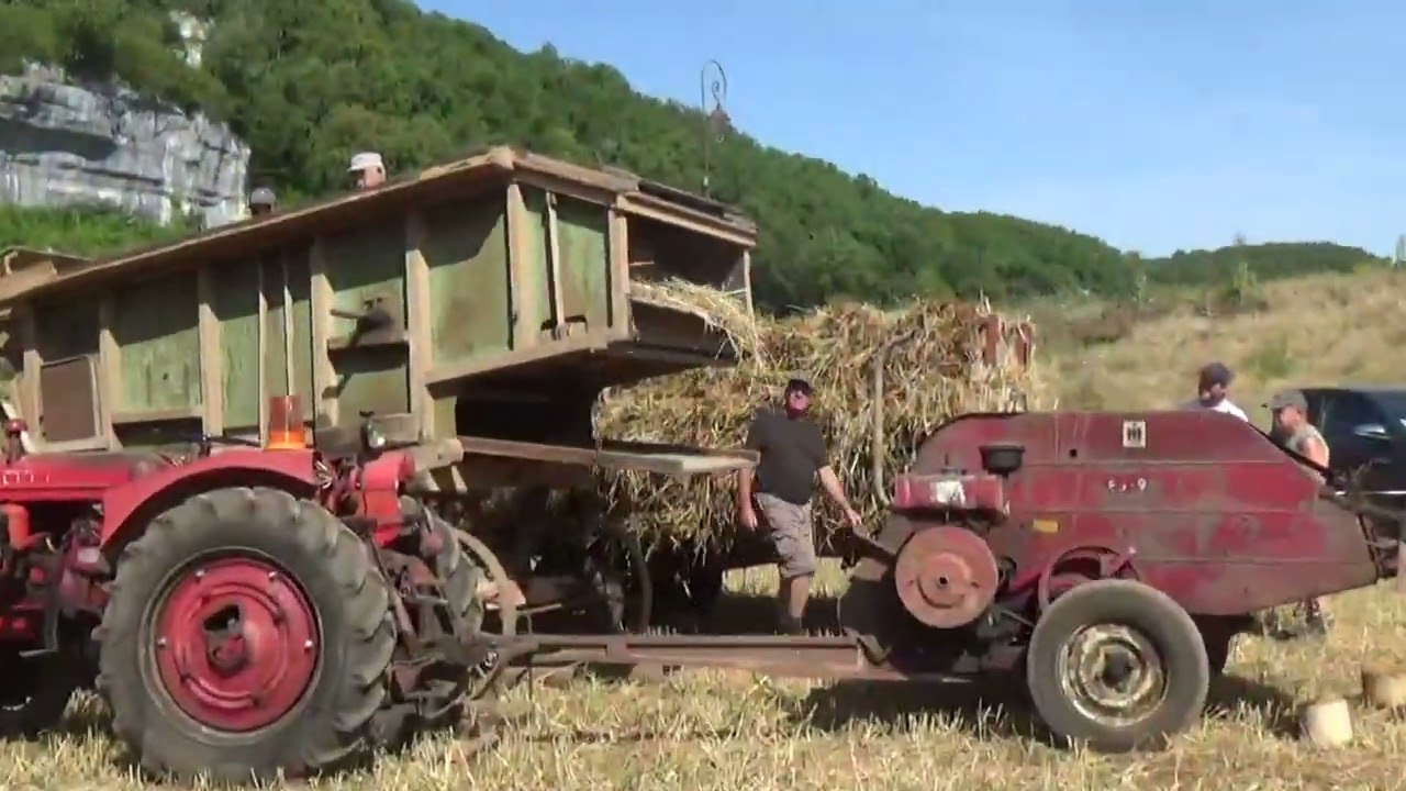 17 juillet 2022 - Fête des battages à l’ancienne - Les Eyzies en Dordogne