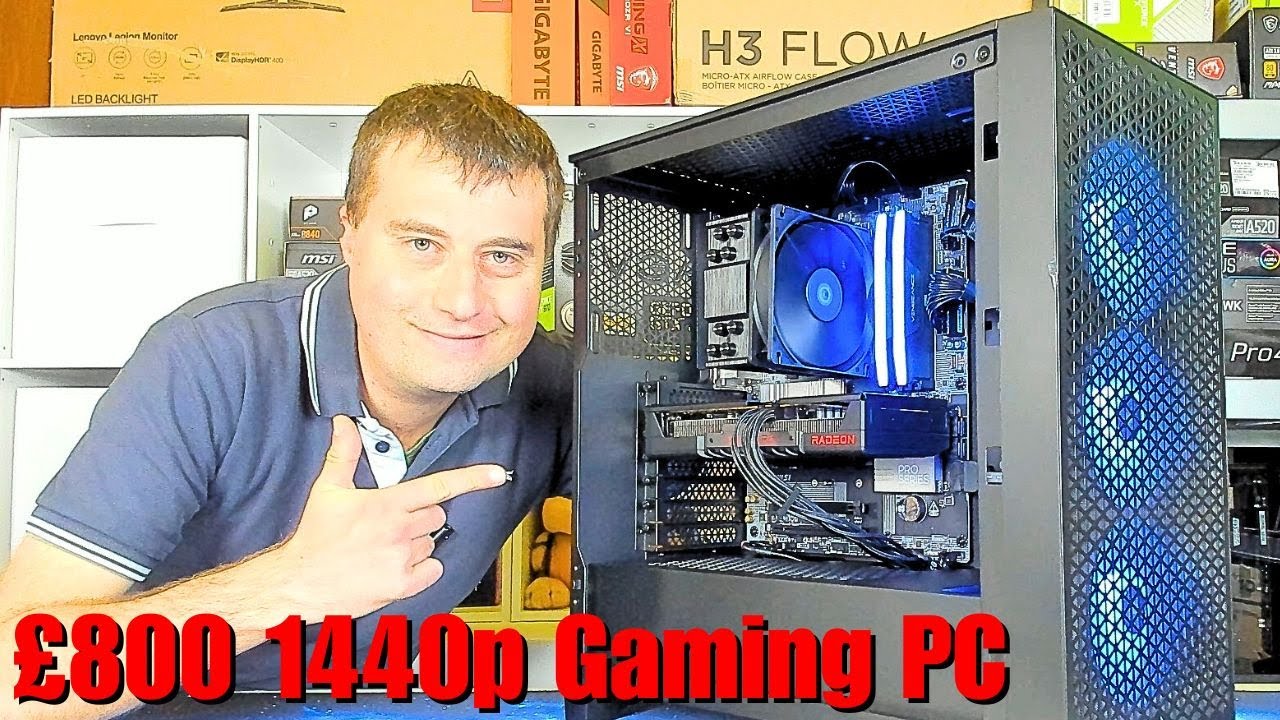 £800 1440p Gaming PC Build - Ryzen 5 9600X & RX 9060 XT 16GB