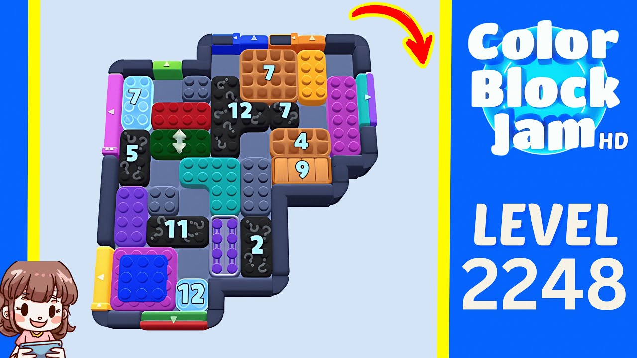 Color Block Jam Level 1341 (2248) Solution Walkthrough