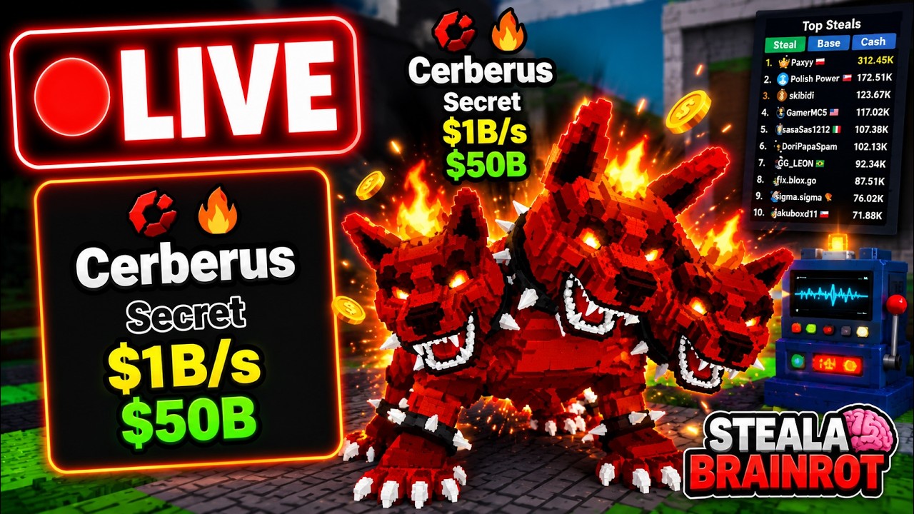 🔖CHOWANY💎CERBERUS 1B/S NA TOPCE!! | LIVE🧠 #shortslive #shorts #roblox