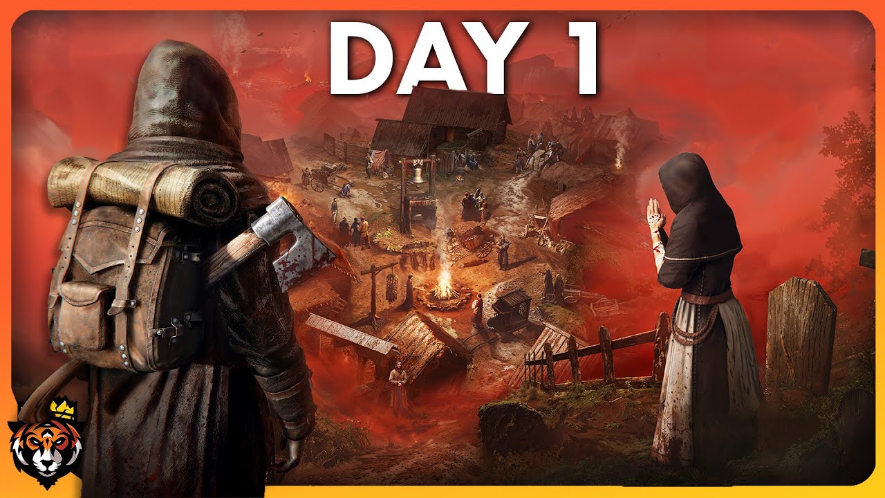 DAY 1 First Look at this NEW Medieval Plague Survival Game...