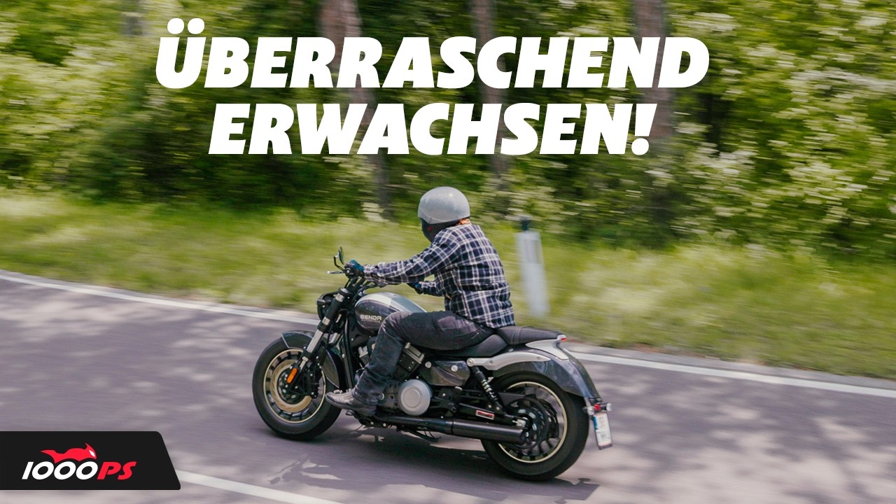 Echter V2-Motor für die A1-Klasse! Benda Rock 125 Test 2025
