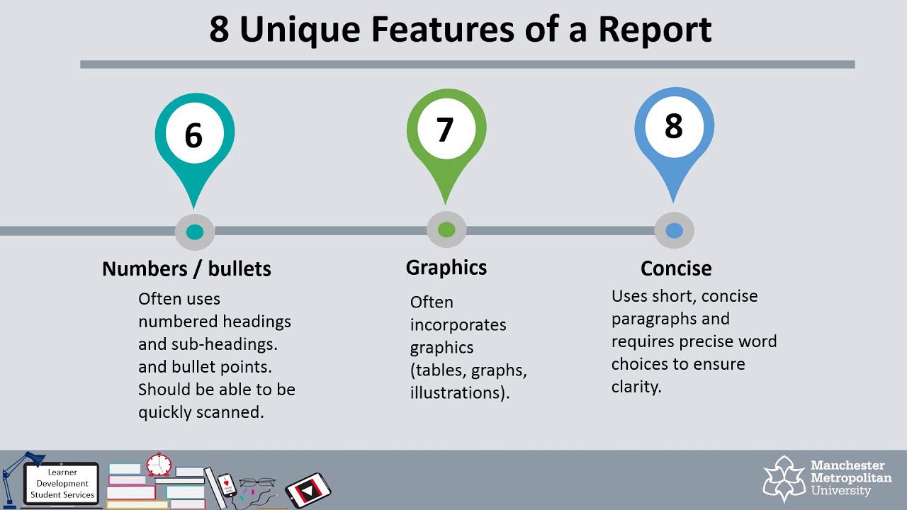 Writing - features of a report