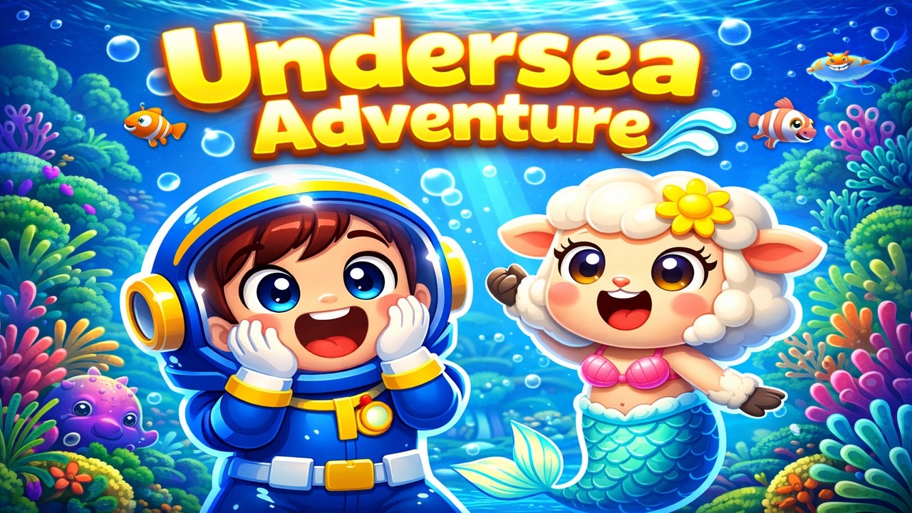Finn and Dolly’s Undersea Adventure 🌊 | Safe Ocean Exploration | 3D Kids Cartoon