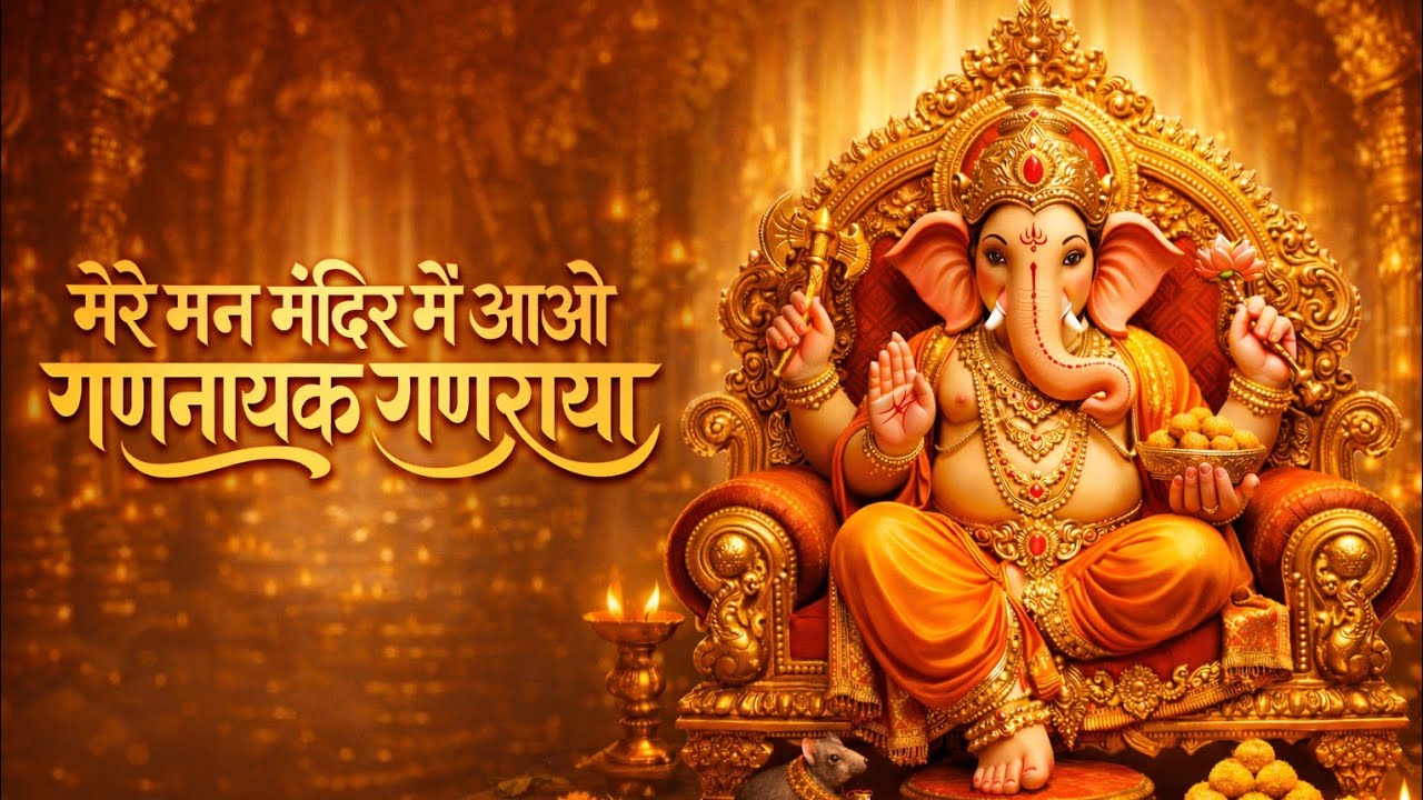 मेरे मन मंदिर में आओ गणनायक गणराया | Ganesh Bhajan 2026 | Powerful Ganpati Song | भक्ति गीत