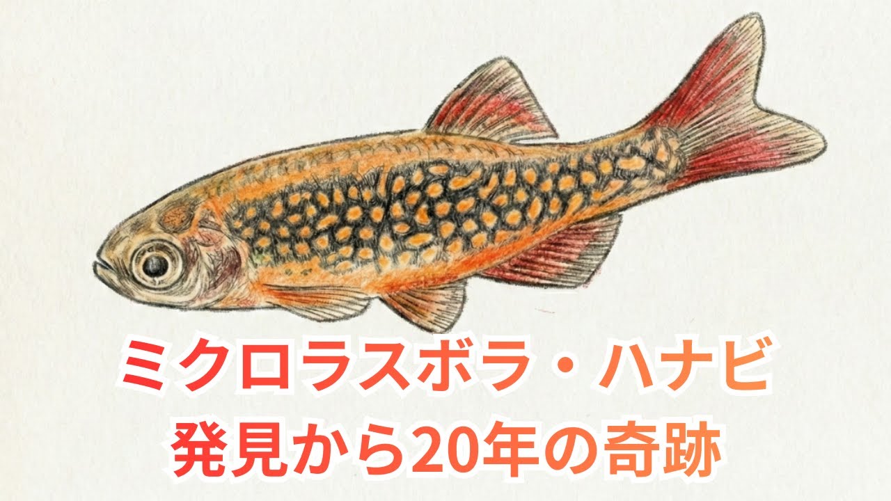 水中の花火：ミクロラスボラ・ハナビ、発見から20年の奇跡