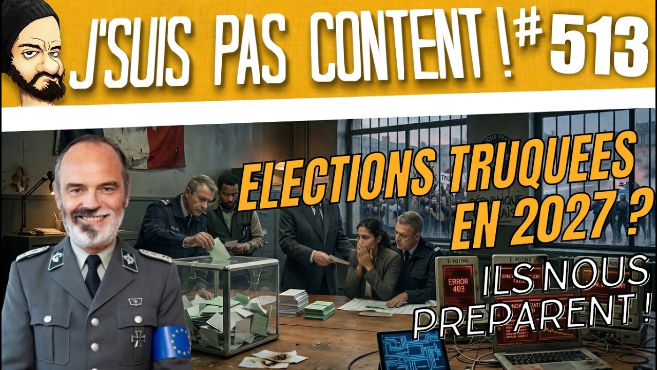 Elections truqu&eacute;es en 2027 ? ils nous pr&eacute;parent ! [J'suis pas content ! #513]
