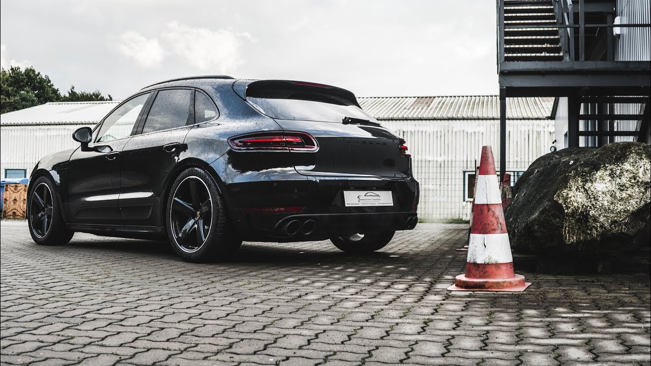 Porsche Macan GTS tiefergelegt mit ASC ... SOUND & SUSPENSION (+English subtitles)
