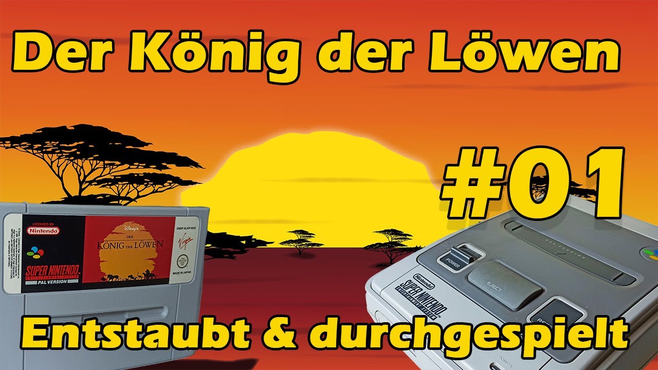 DER KÖNIG DER LÖWEN (SNES) * #01: Simbas erste Schritte und Can't wait to be King!