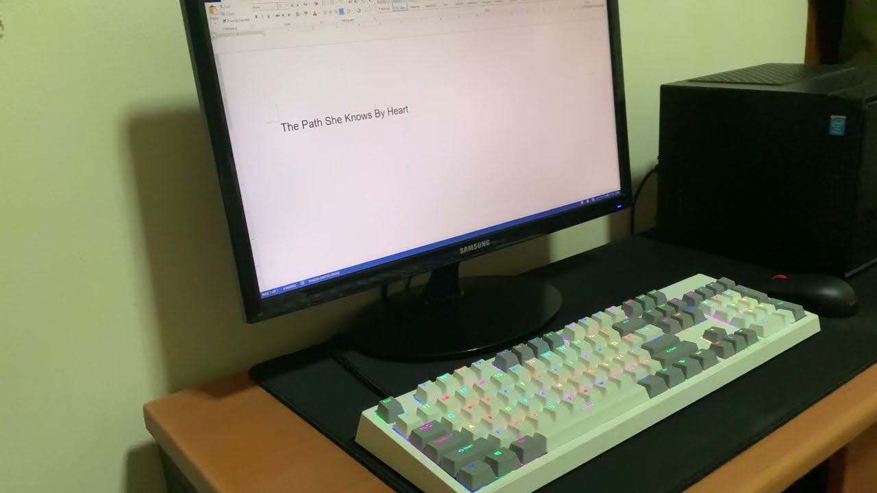 Typing a Short Story - The Path She Knows By Heart
