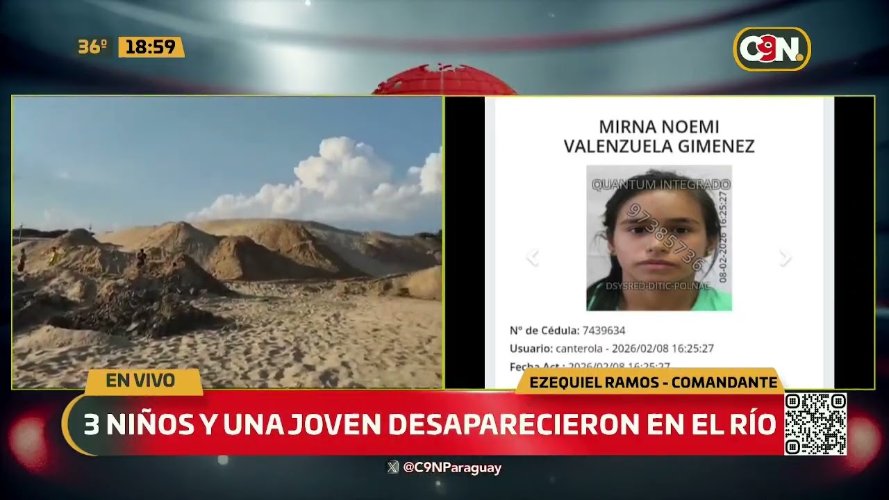 Joven de 19 años desapareció en el río