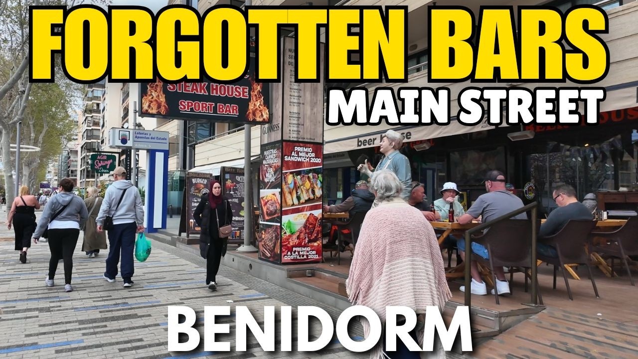 Benidorm - FORGOTTEN & MUST-VISIT Bars + Shops! 😲🛍️┃Main Street Walking Tour!