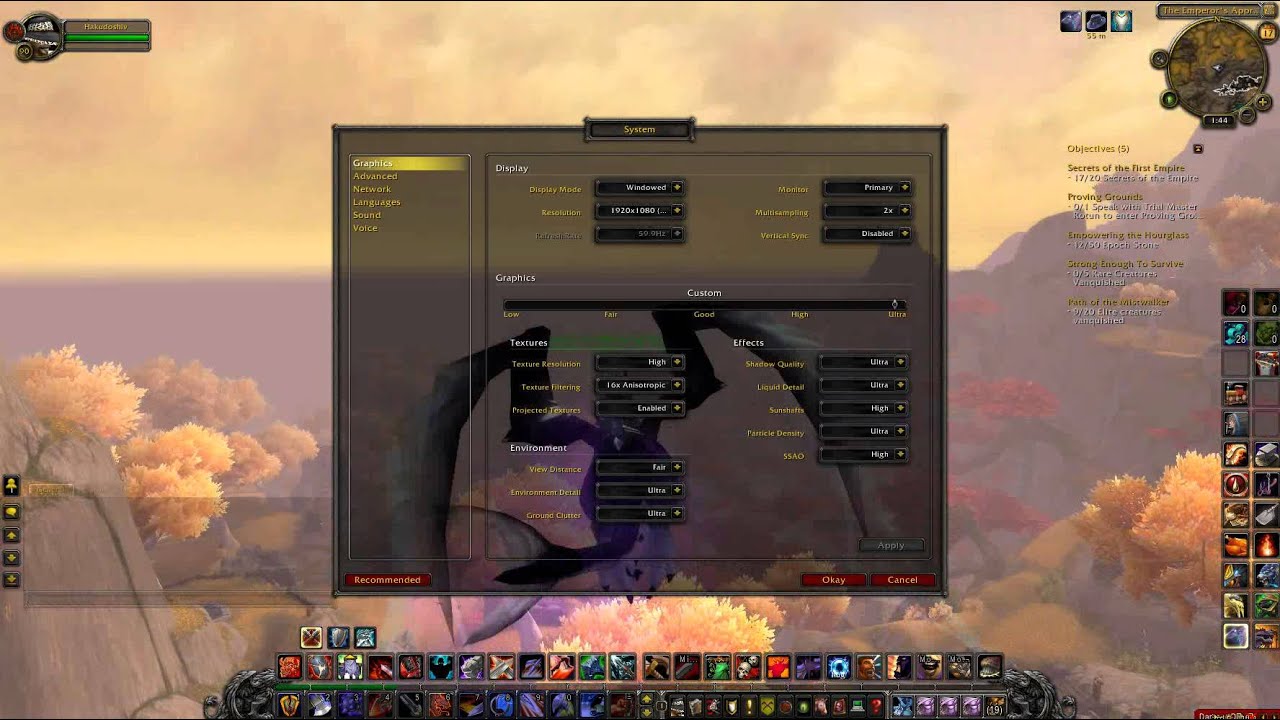 WoW R9 290 fps problem