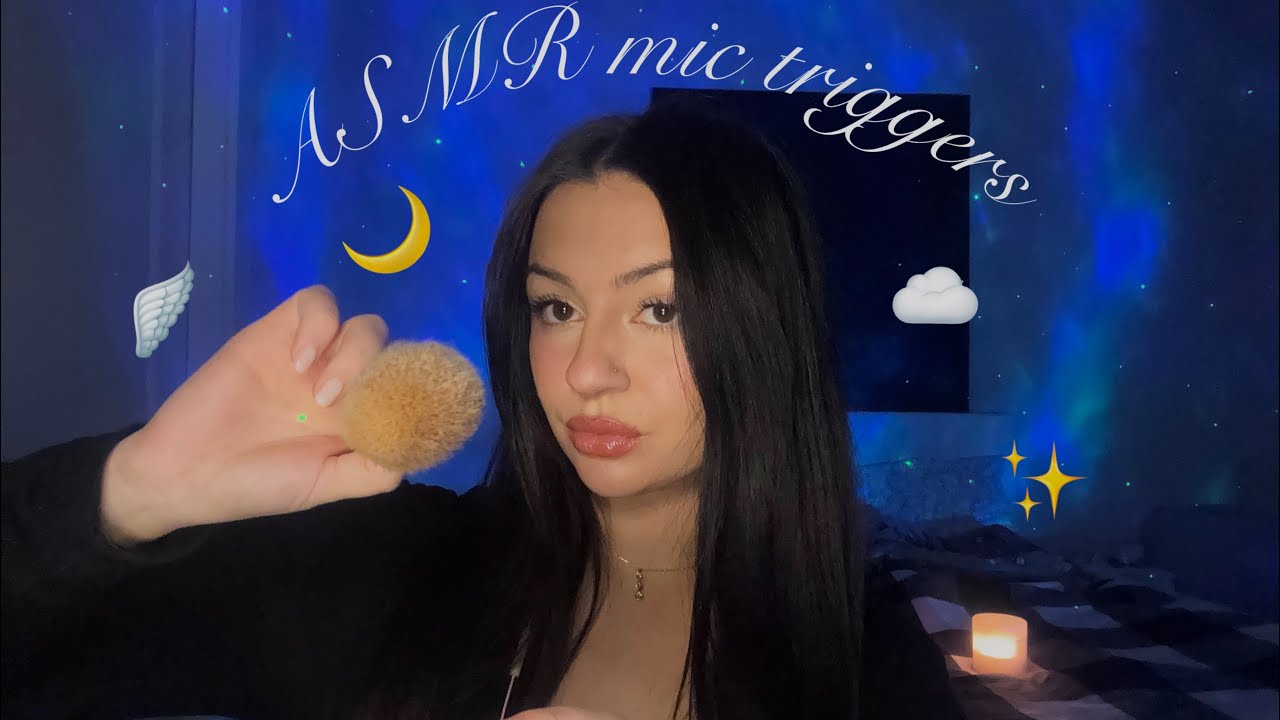 ASMR relaxing mic triggers for sleep 😴 