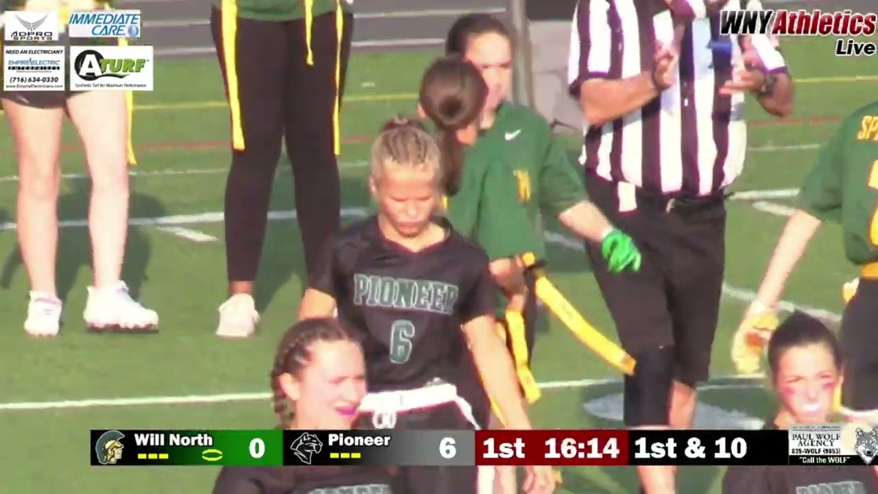 2023 NYSPHSAA Section VI Girls Flag Football Semifinal: Williamsville North vs Pioneer