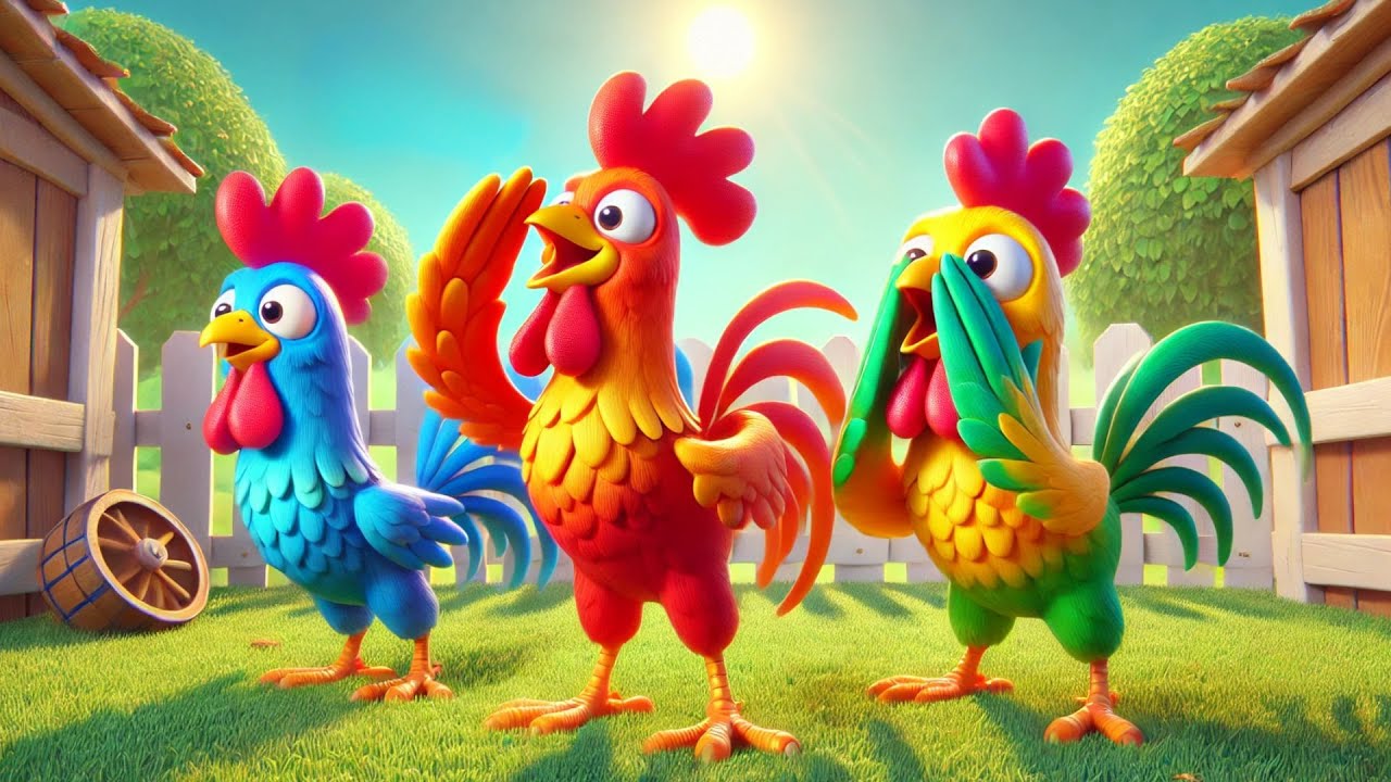Con Gà Gáy Le Te Remix - BÀI HÁT TIẾNG VIỆT CÁC BÉ THÍCH NGHE NHẤT HIỆN NAY - Ca Nhạc Hoạt Hình 4K