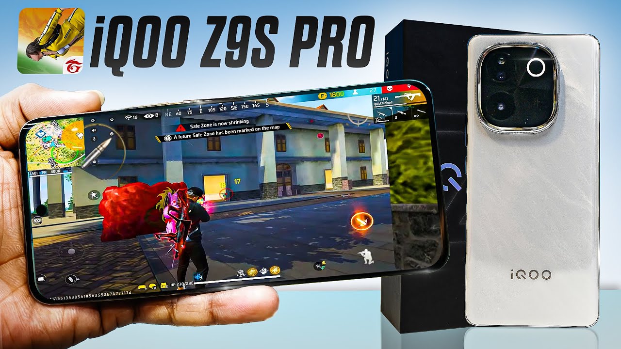 IQOO Z9S PRO : Free Fire Test with FPS Meter 🔥