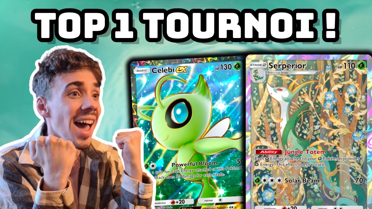TOP 1 TOURNOI AVEC UN DECK MAJASPIC CELEBI ! Deck Pokemon TCG Pocket