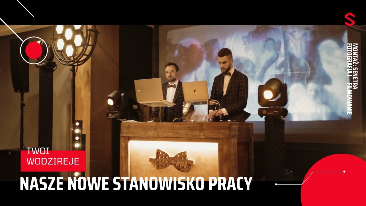 TWOI WODZIREJE | Nowe stanowisko pracy, stół retro/rustykalny/boho + lampy Portman | wesele 2022