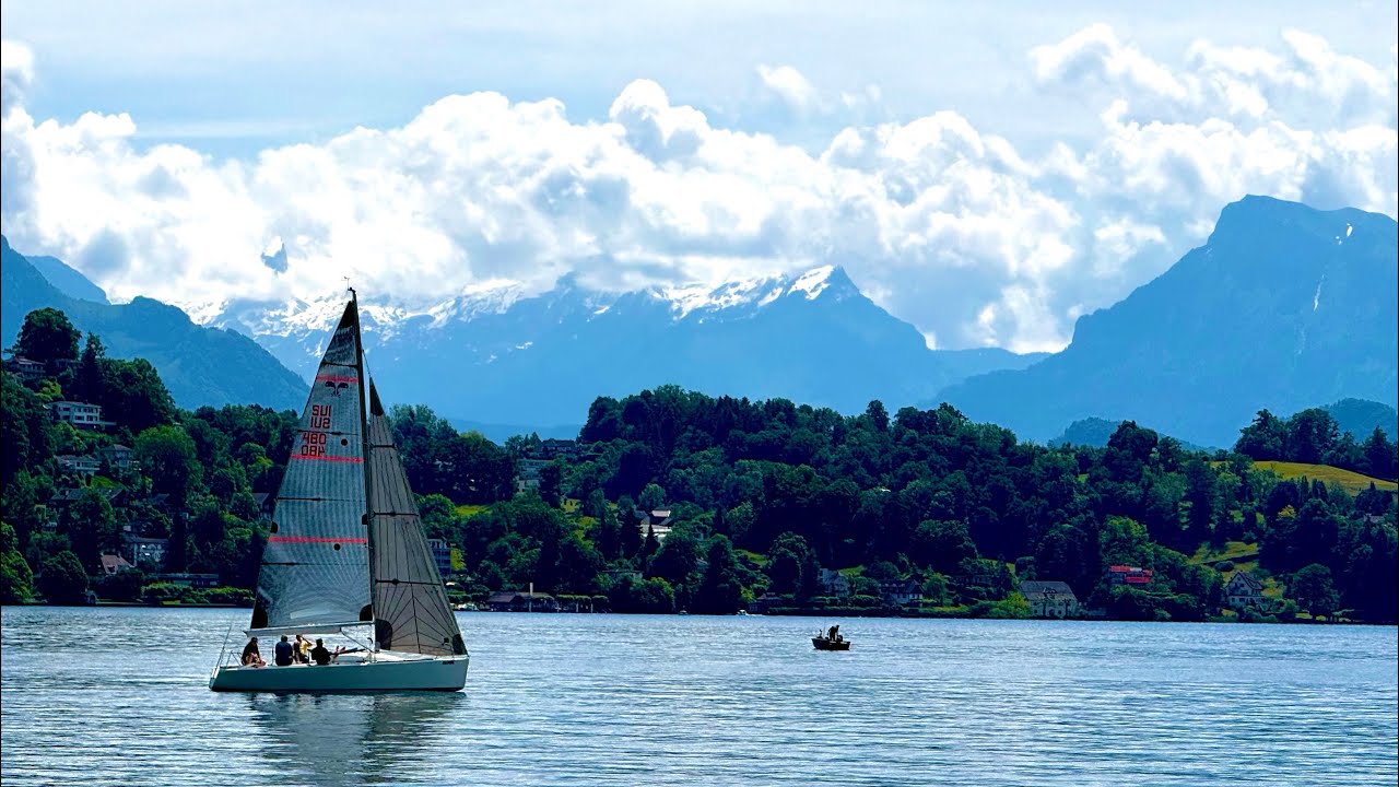 Mount Pilatus Golden Round Trip | Part-I | Lucerne to Alpnachstad Boat Trip | iPhone 16PM Shoot