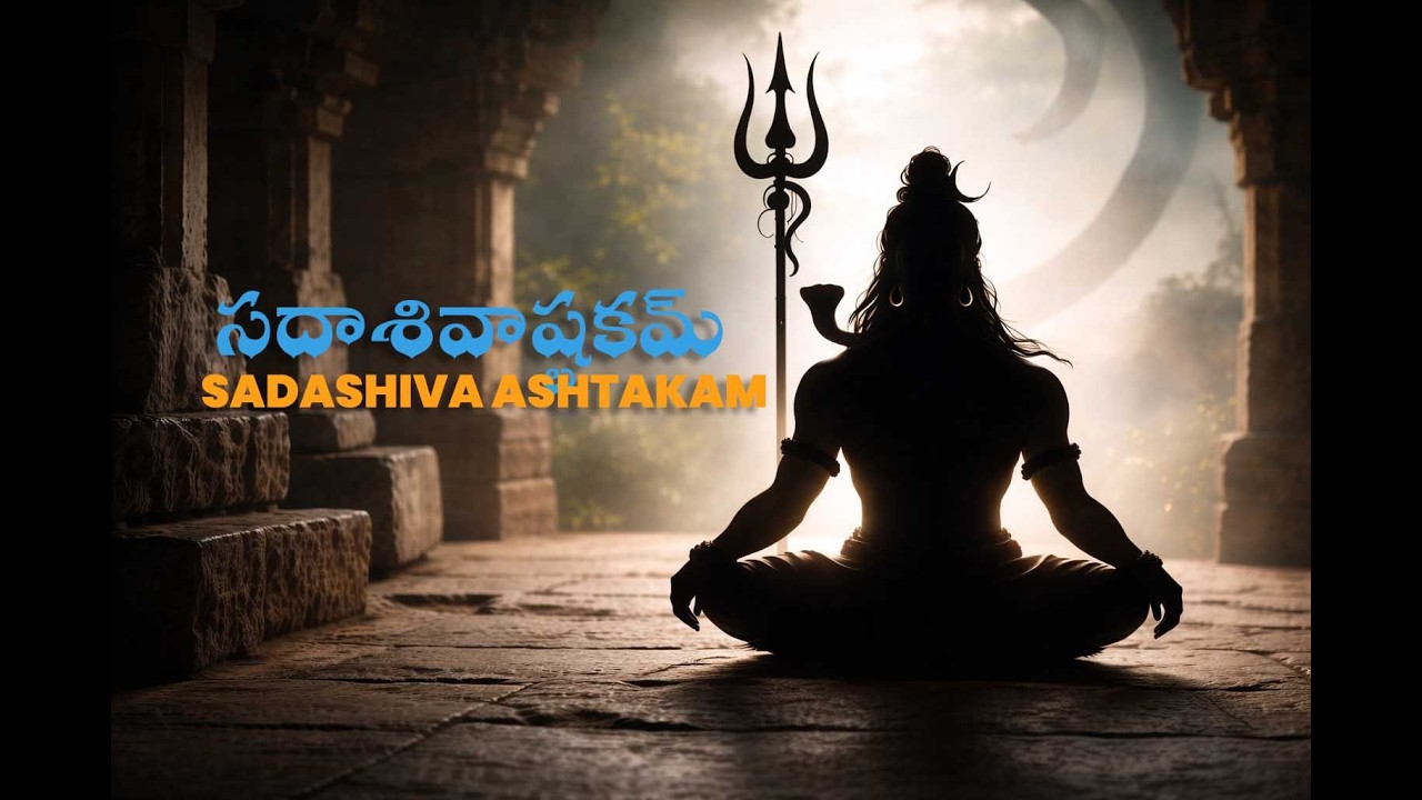 సదాశివాష్టకమ్ - Sada Shiva Ashtakam-2026 #divotional #divotionalbhajan #telugu #bhaktisong #bhakti