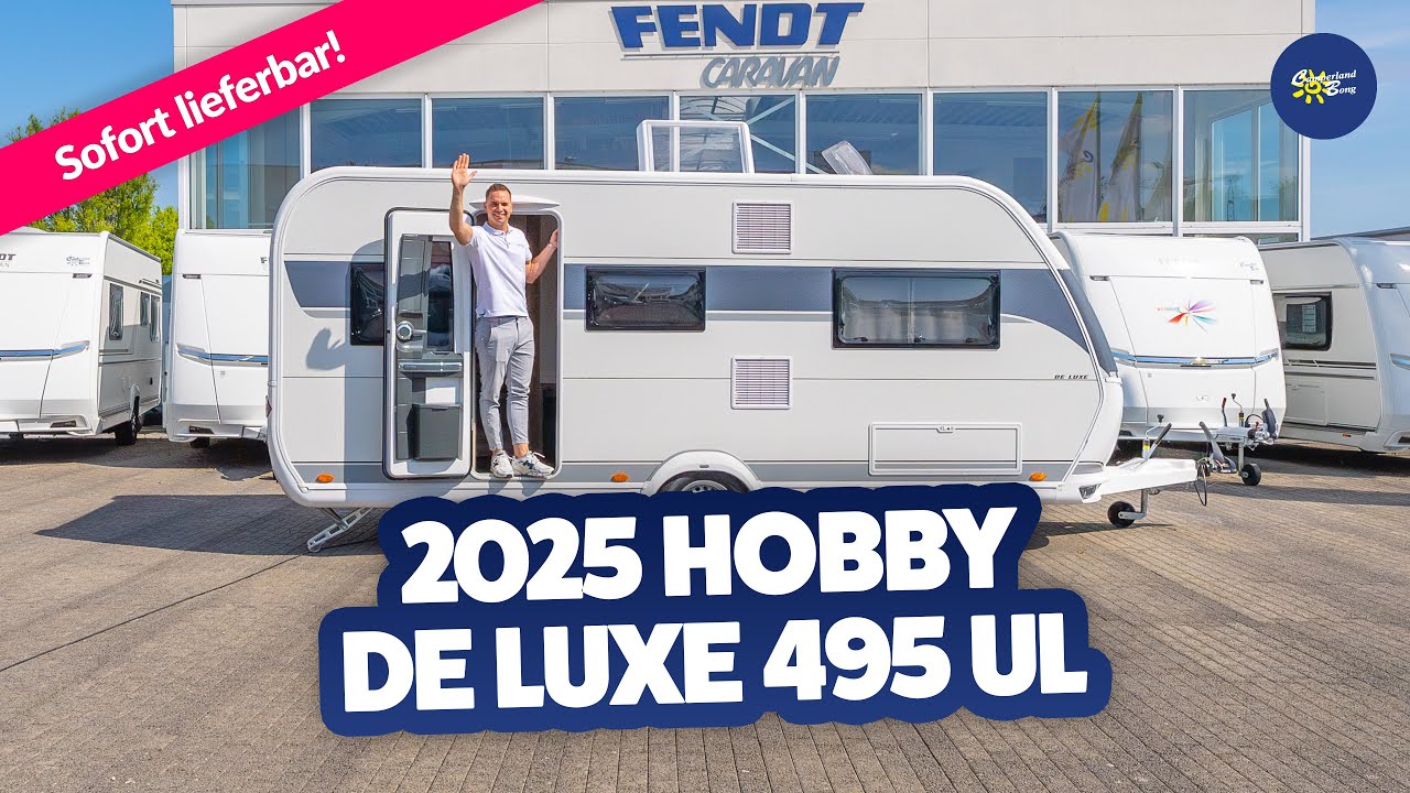 😎COOL: 2025 Hobby De Luxe 495 UL | Caravan | Test & Kaufberatung - Camperland Bong