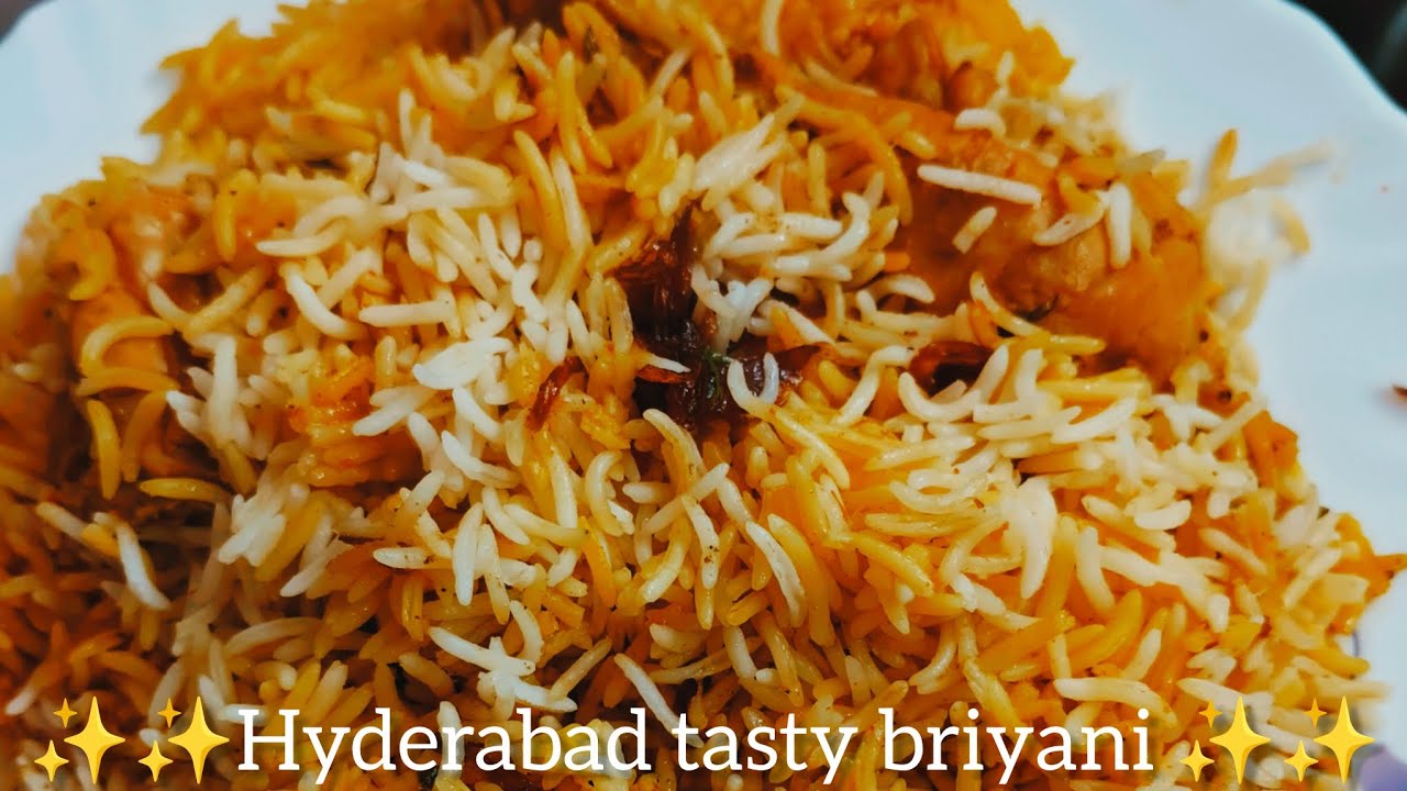 ✨✨ Hyderabad tasty briyani ✨✨#5minuterecipe #food #the nazni kitchen 😋