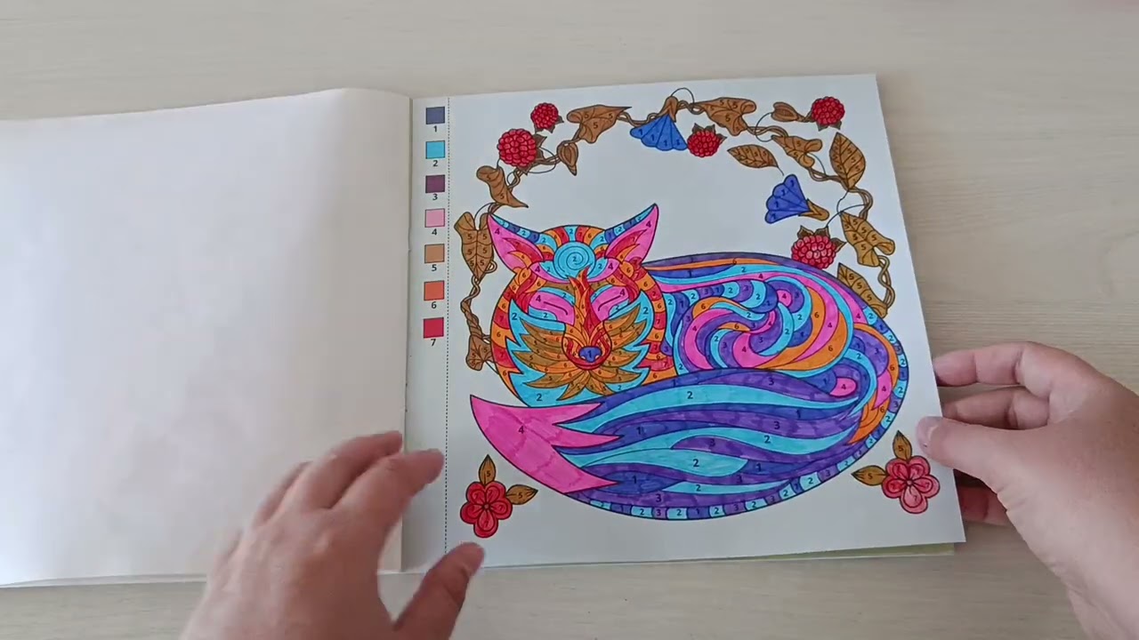 Закончила раскраску 