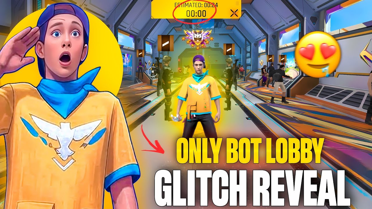 I Tried A Most Viral Trick Of Free Fire 😲 How To Get Noob Players Lobby ? Only Bots In Opponent