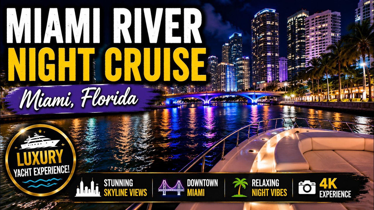 Cruising the Miami River at Night
