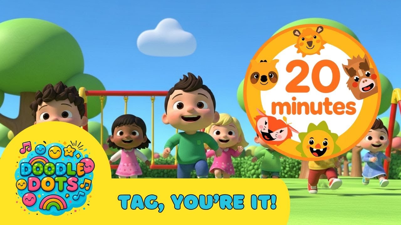 Tag You’re It! 🏃 | Active Play Songs for Kids #kidssongs  #movementmusic