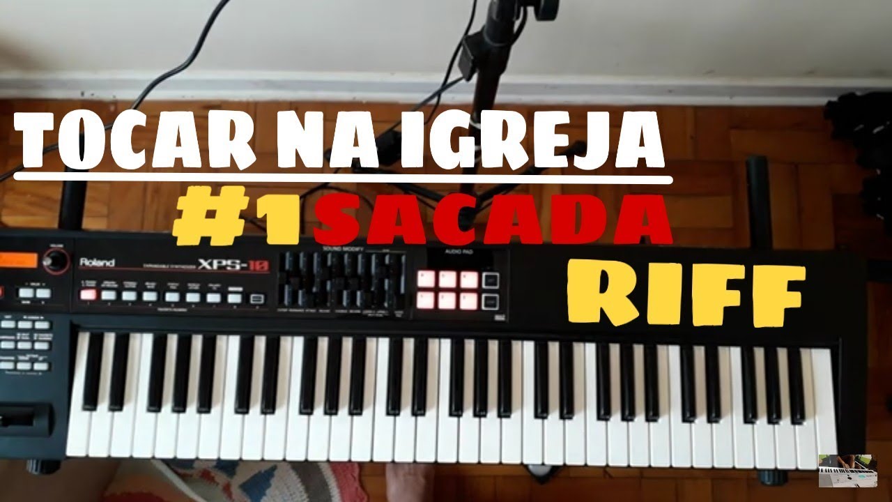 RIFF QUE VAI TE SALVAR/TOCAR NA IGREJA #1  -AULA TECLADO TALES SILVA