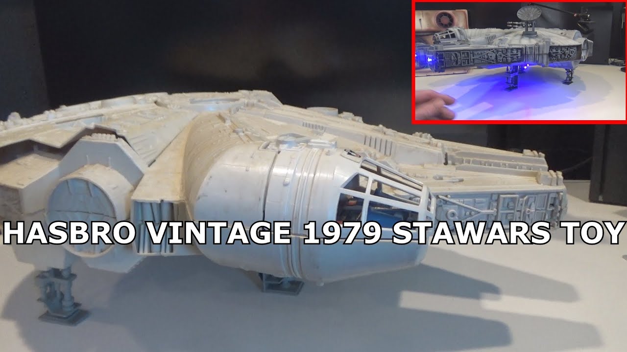 Hasbro Millennium Falcon Custom Conversion with lights.