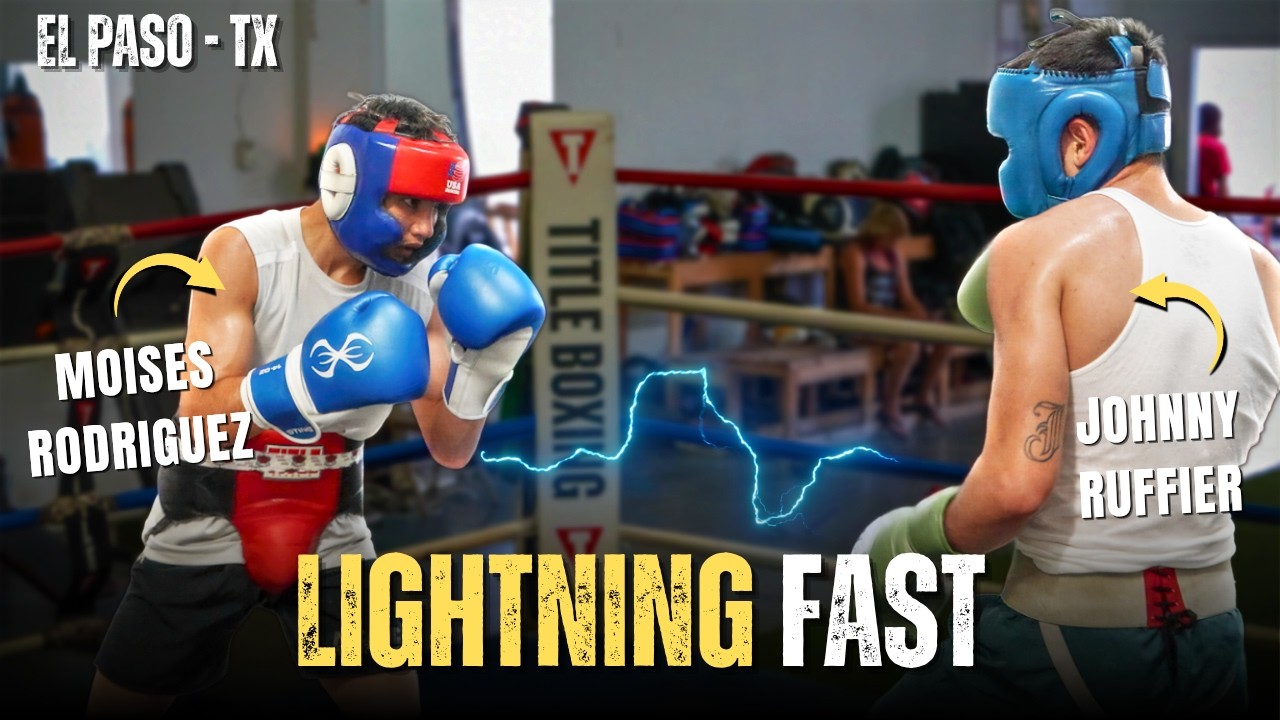 TOO FAST! West Texas STAR Faces Down POWERFUL Boxer In Sparring!