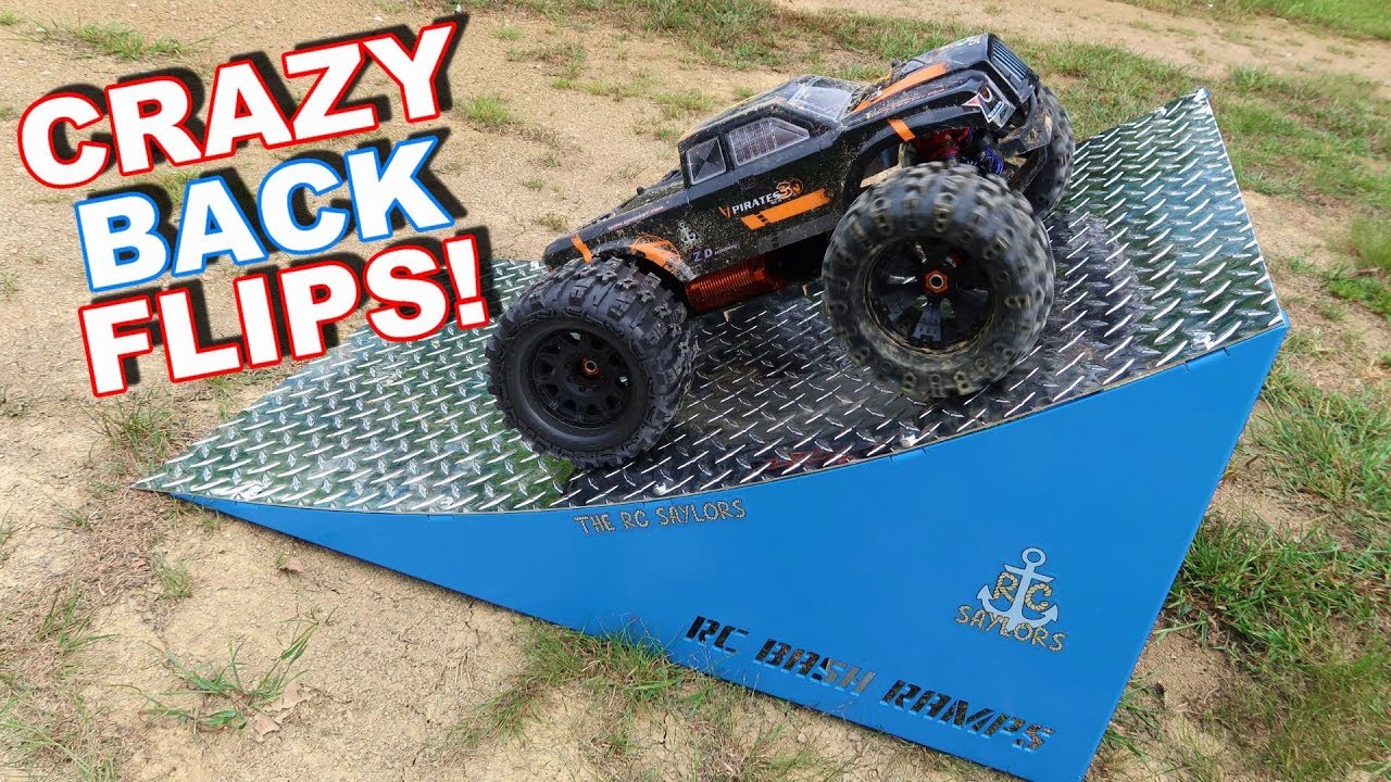 RC Monster Truck Double Back Flip - ZD Racing MT8 Pirates 3 - TheRcSaylors
